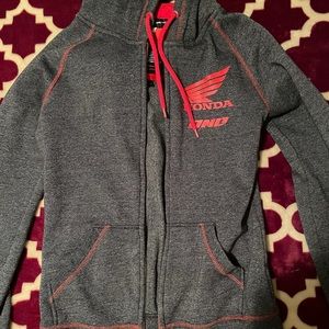 One Industries zip-up sweatshirt w/ Honda motocross logo size S